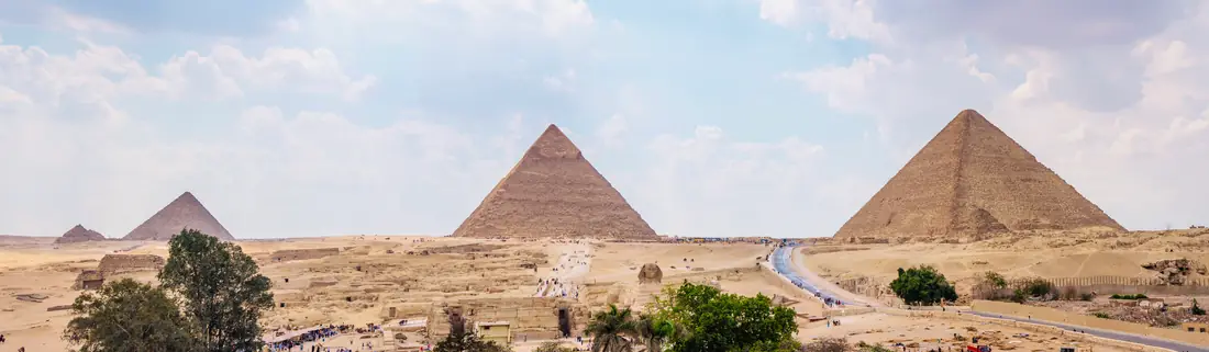 The Pyramids of Giza in Egypt